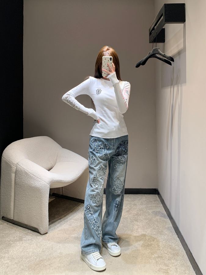 Chrome hearts Women Chorme heart* 26 Ss Deadly Doll Tee + + Series + S | M | L — 1:1 Replica For Sale — photo 6