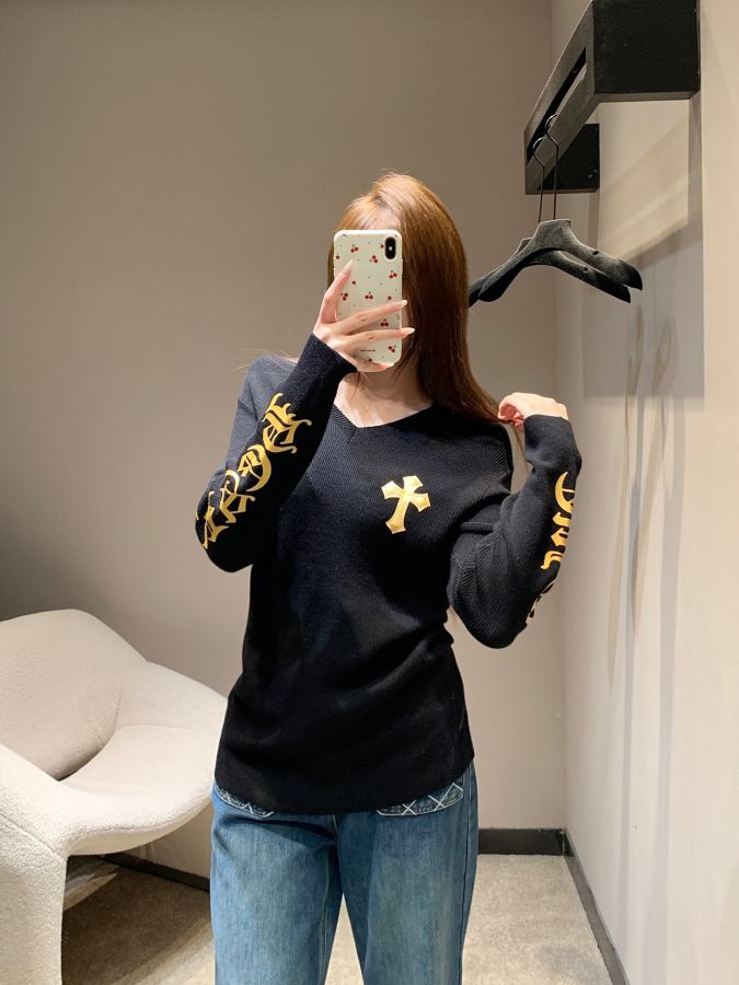 Chrome hearts Women Chorme heart* 26 Ss V + + N S | M | L — AAA Quality Replica