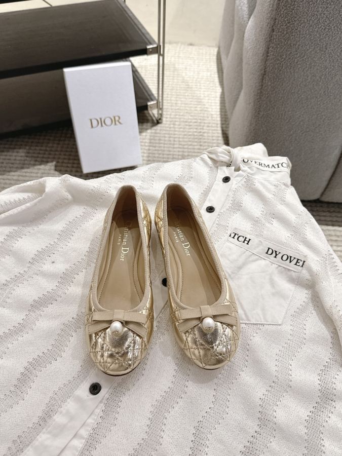 Dior women's shoes Dior｜25 early spring new ballet shoes — AAA Quality Replica
