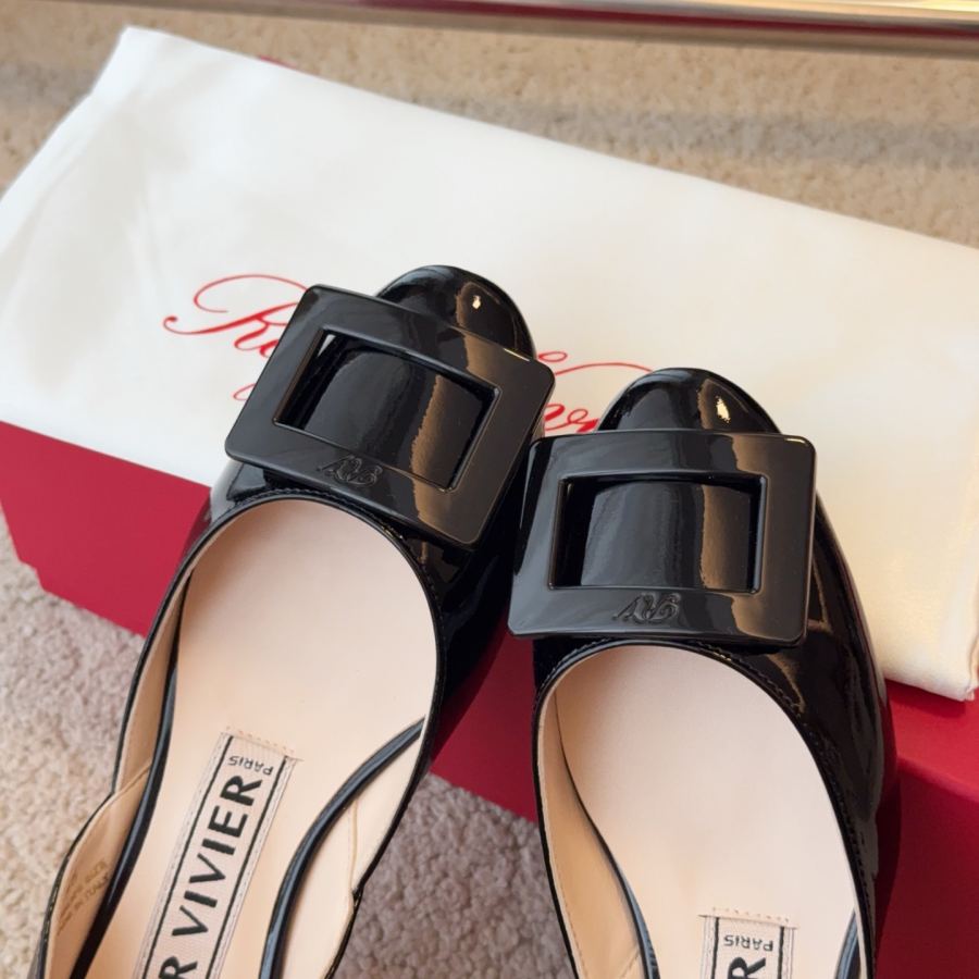 RV women's shoes Ballet hollow square buckle flats — 1:1 Replica For Sale — photo 7