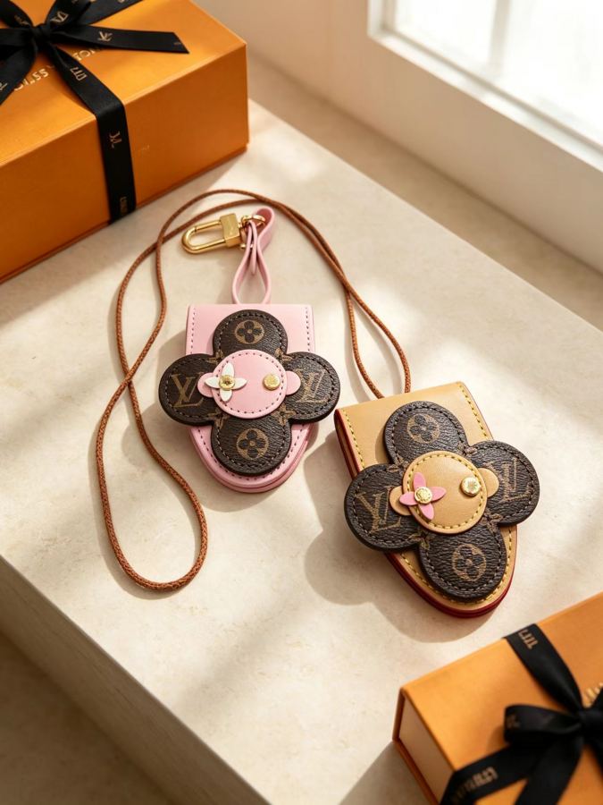 Louis Vuitton Jewelry LV Flower Glasses Clip — Premium Replica — photo 3