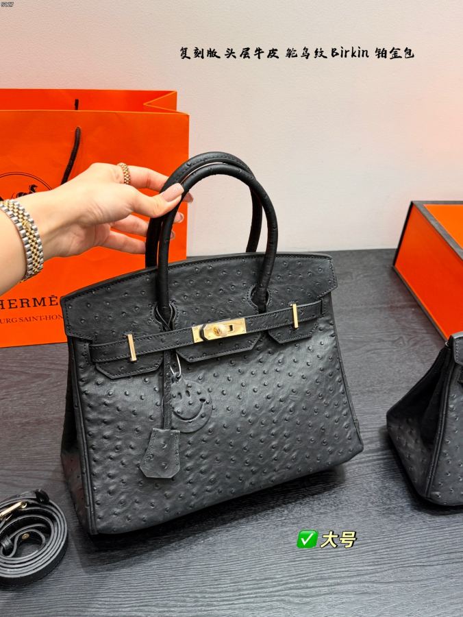 Hermes Women Pure leather with pony pendant and silk scarf — Premium Replica — photo 2