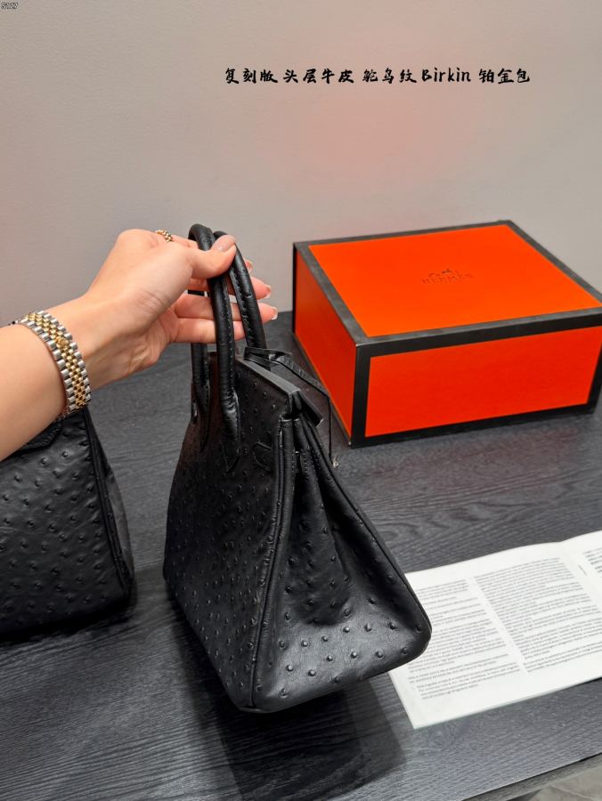 Hermes Women Pure leather with pony pendant and silk scarf — Premium Replica — photo 6