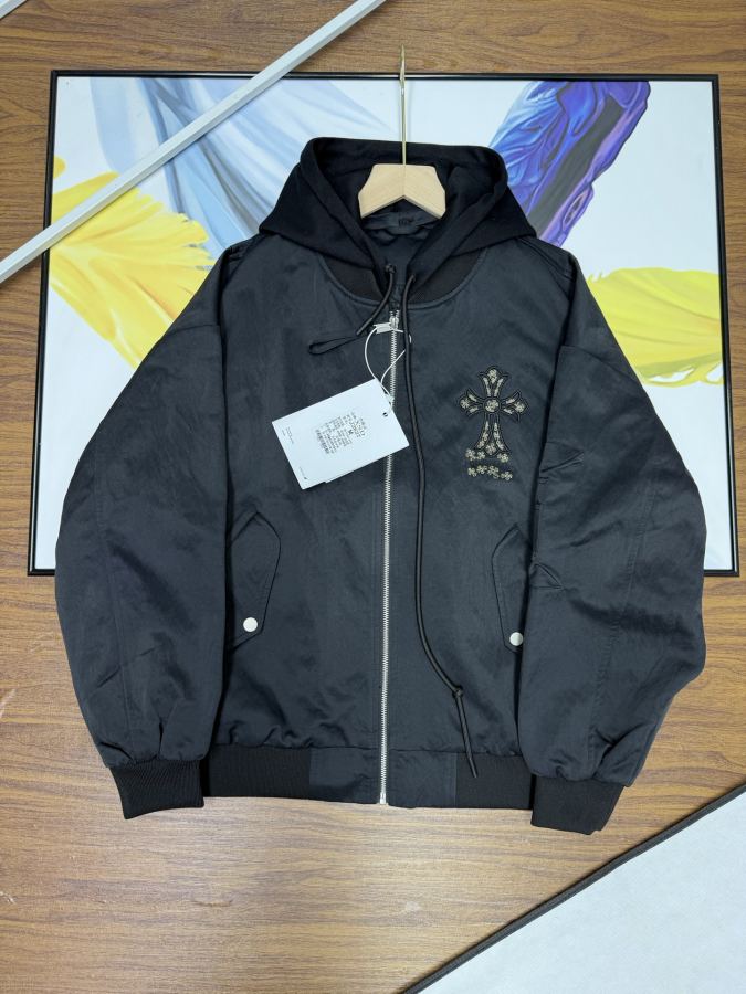Chrome hearts men Chrome Hearts ins Logo New Arrival CH logo CH ZP — Premium Replica — photo 3