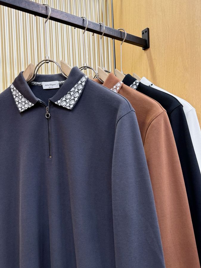 Ferragamo masculino Ferrag *mo, Polo T, M-3 XL — photo 3