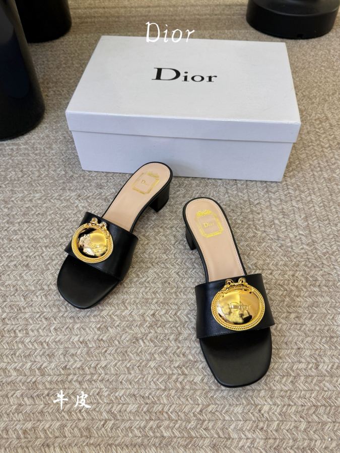 Dior damesko Tykk hæl okseskinn — photo 2