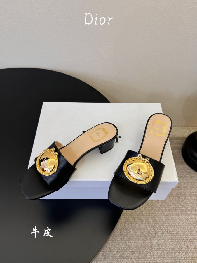 Dior damesko Tykk hæl okseskinn — photo 5