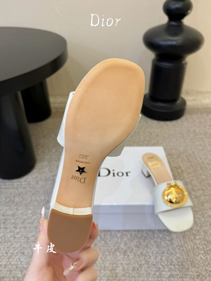 Dior damesko Tykk hæl okseskinn — photo 6