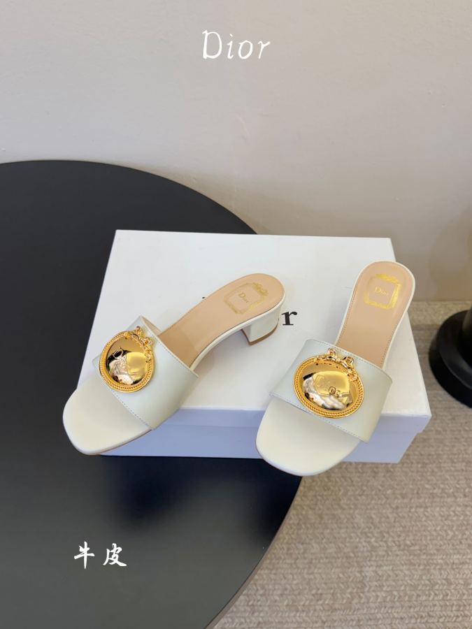 Dior damesko Tykk hæl okseskinn — photo 5