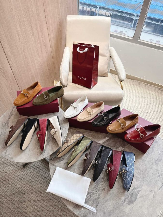 Gucci women's shoes -1 Coffee G (35-43) — 1:1 Replica For Sale — photo 9