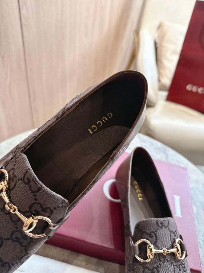 Gucci women's shoes -1 Coffee G (35-43) — 1:1 Replica For Sale — photo 5