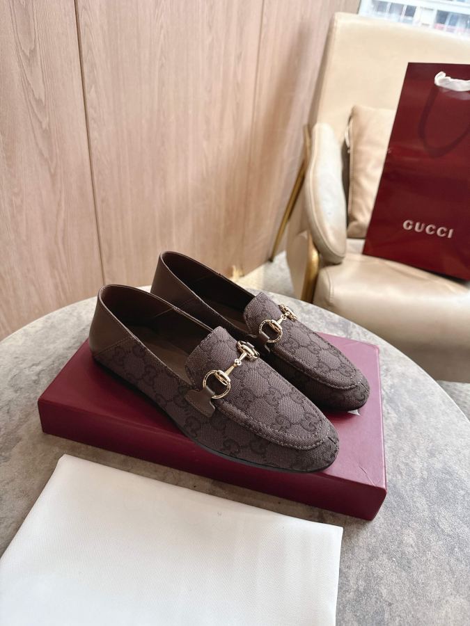 Gucci women's shoes -1 Coffee G (35-43) — 1:1 Replica For Sale — photo 3
