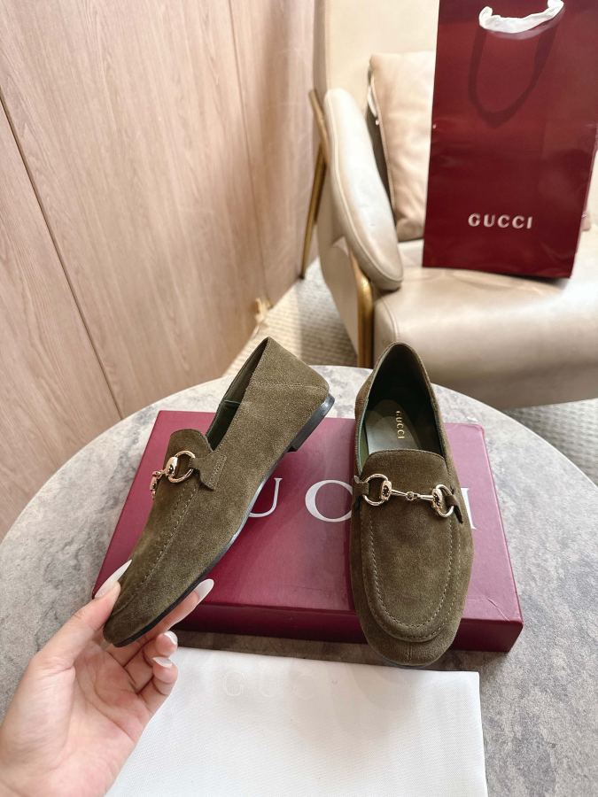 Gucci women's shoes -10 Green (35-43) — 1:1 Replica For Sale — photo 2