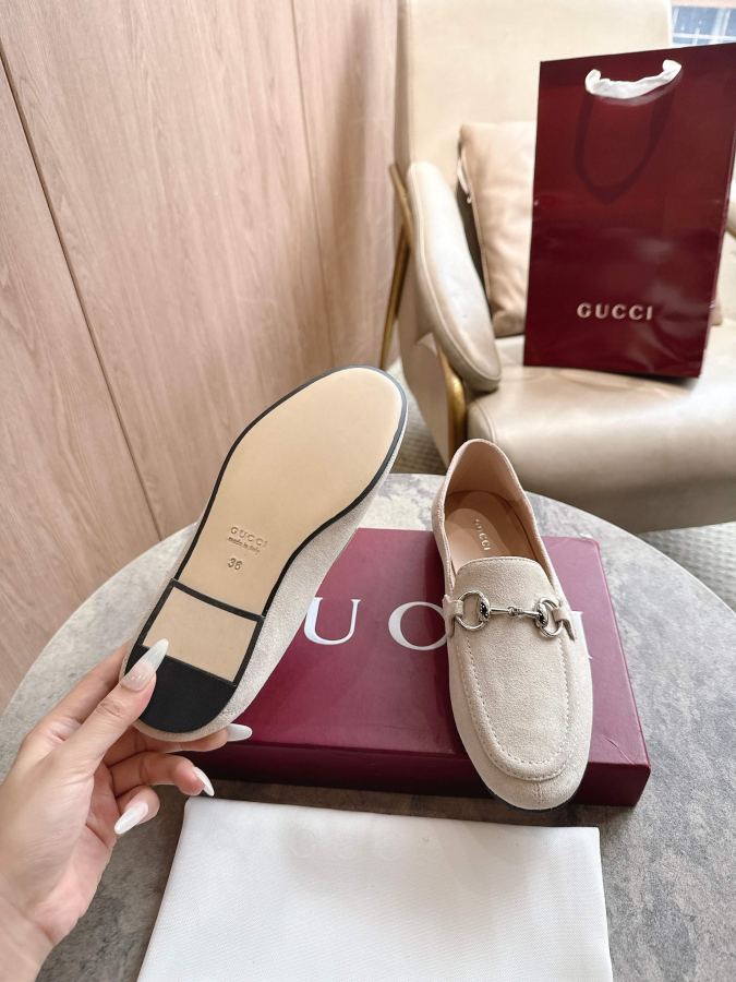 Gucci women's shoes -10 Khaki (35-43) — AAA Quality Replica — photo 7