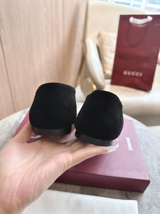 Gucci women's shoes -10 black (35-43) — 1:1 Replica — photo 6