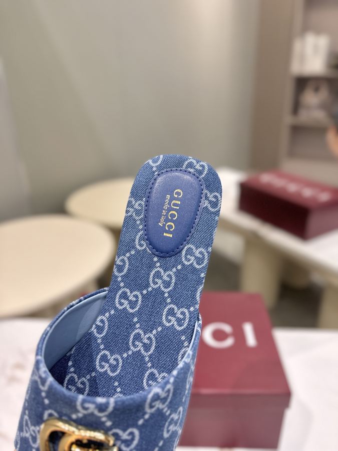 Gucci women's shoes Factory price Gucci's latest popular spring and summer flip-flops series. — Premium Replica — photo 8