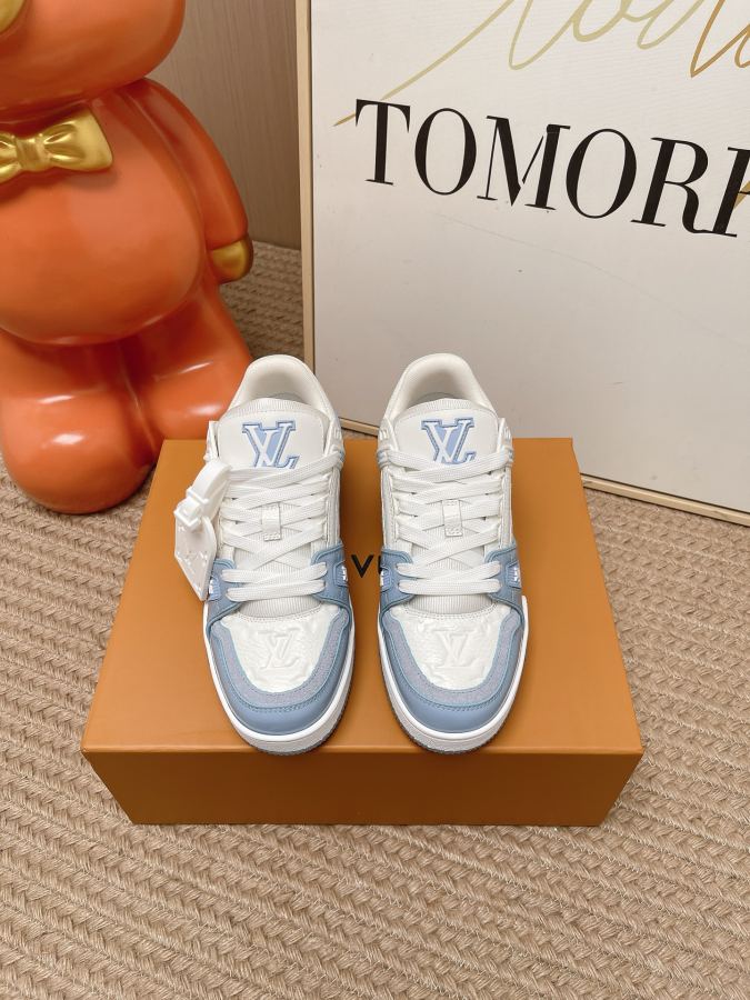 Zapatos de mujer LV Versión superior: Modelo pareja
