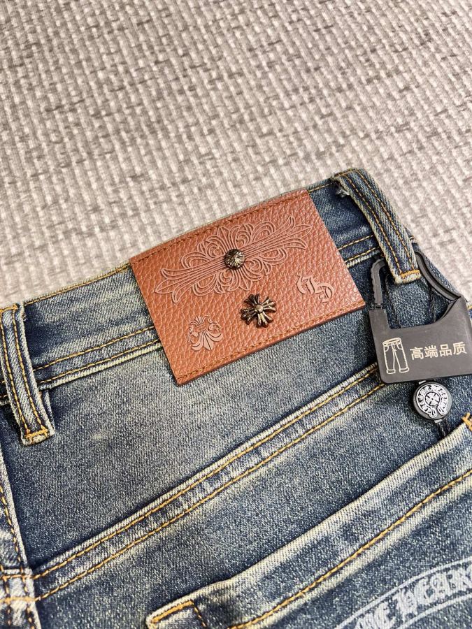 Chrome hearts men Croxin men's denim jeans, official album and poster style, 13oz Okayama denim, — 1:1 Replica For Sale — photo 12