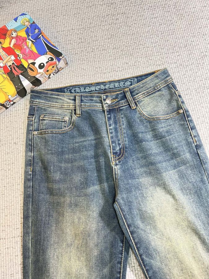Chrome hearts men Croxin men's denim jeans, official album and poster style, 13oz Okayama denim, — 1:1 Replica For Sale — photo 3