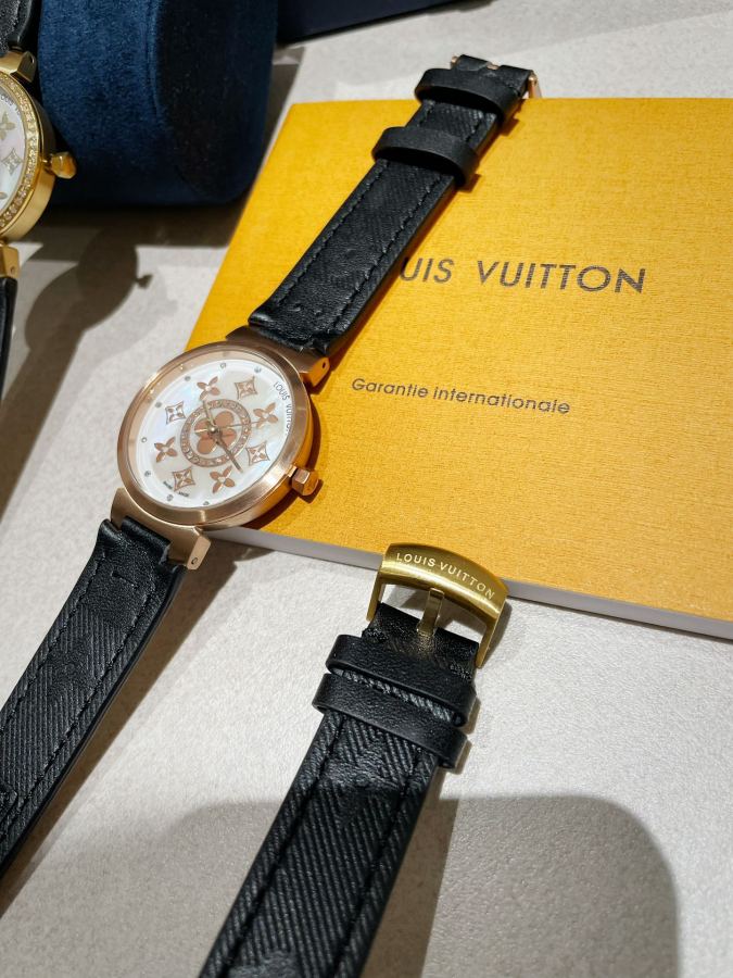 Louis Vuitton Watches LV TAMBOUR SLIM 34mm1. 2. 3. 1. ECCO Leather — Premium Replica — photo 8