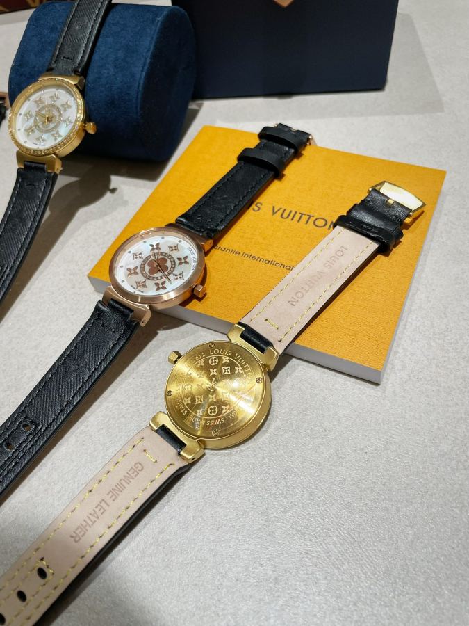 Louis Vuitton Watches LV TAMBOUR SLIM 34mm1. 2. 3. 1. ECCO Leather — Premium Replica — photo 7
