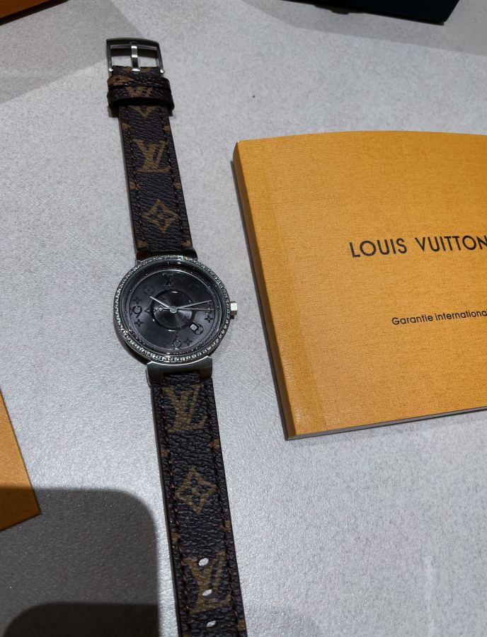 Louis Vuitton Watches LV TAMBOUR SLIM 34mm1. 2. 3. 1. ECCO Leather — 1:1 Replica — photo 8