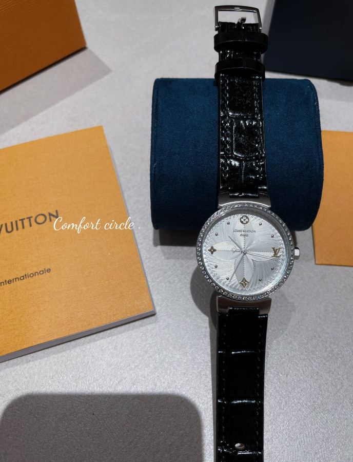 Louis Vuitton Watches LV TAMBOUR SLIM 34mm1. 2. 3. 1. ECCO Leather — AAA Quality Replica — photo 3