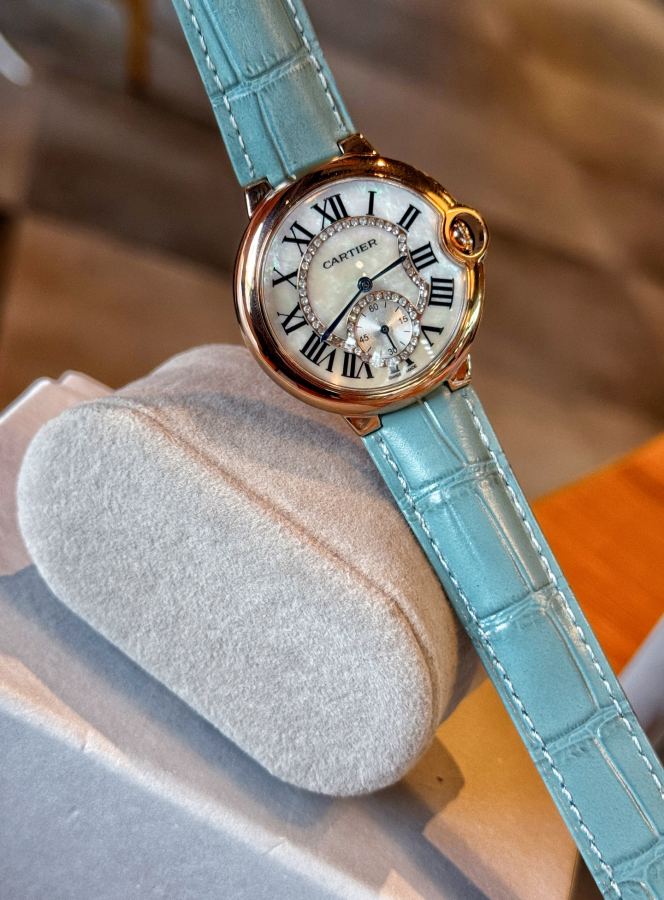 Cartier Watches Cartier/36mm fisheye glass frosted buckle — 1:1 Replica — photo 2