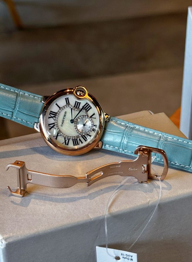 Cartier Watches Cartier/36mm fisheye glass frosted buckle — 1:1 Replica — photo 6