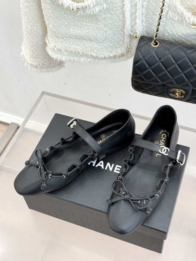 CHANEL women's shoes CHANE*｜Xiaoxiang’s new retro bowknot ma — AAA Quality Replica — photo 2