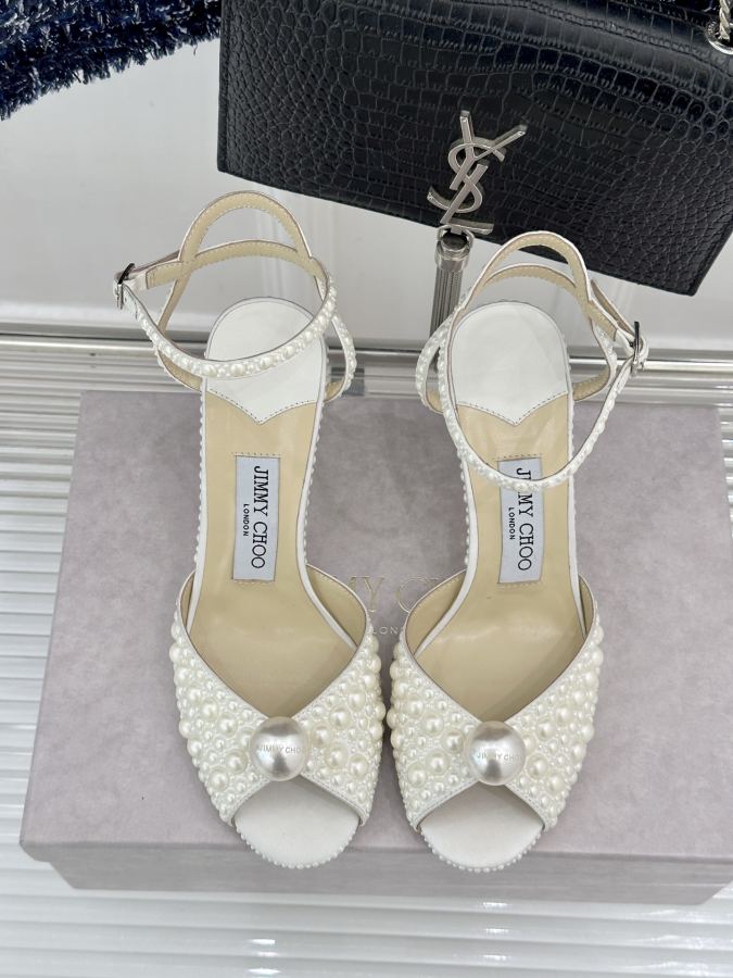 JIMMY women's shoes Factory price Lace style, full pearls — Premium Replica — photo 4