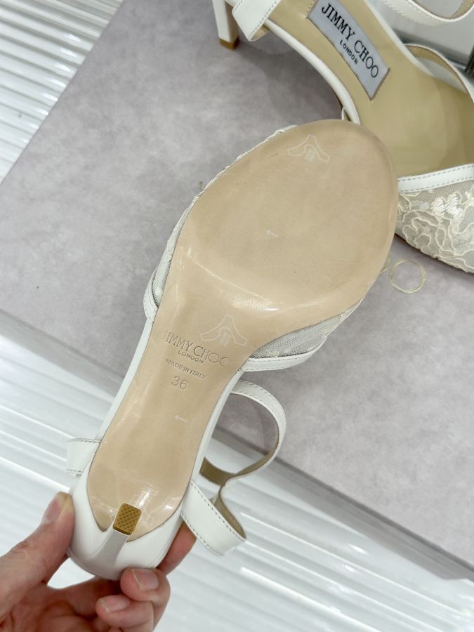 JIMMY women's shoes Factory price Lace style, full pearls — AAA Quality Replica — photo 9