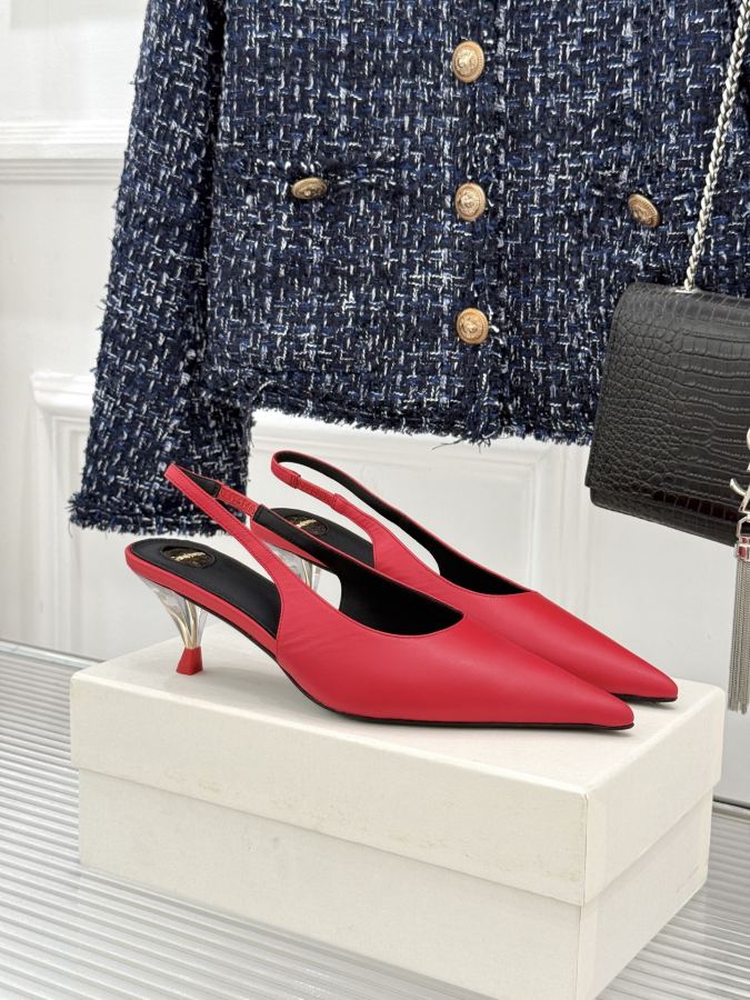 YSL women's shoes Factory price (with original airplane box) — Premium Replica