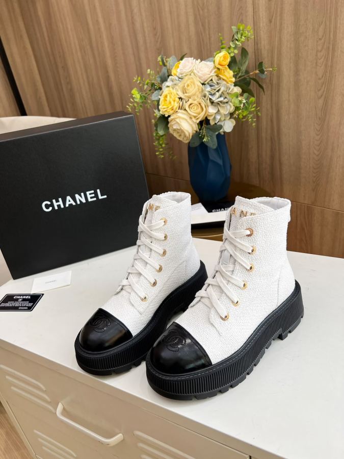 CHANEL women's shoes New Chanel Logo — 1:1 Replica For Sale — photo 3