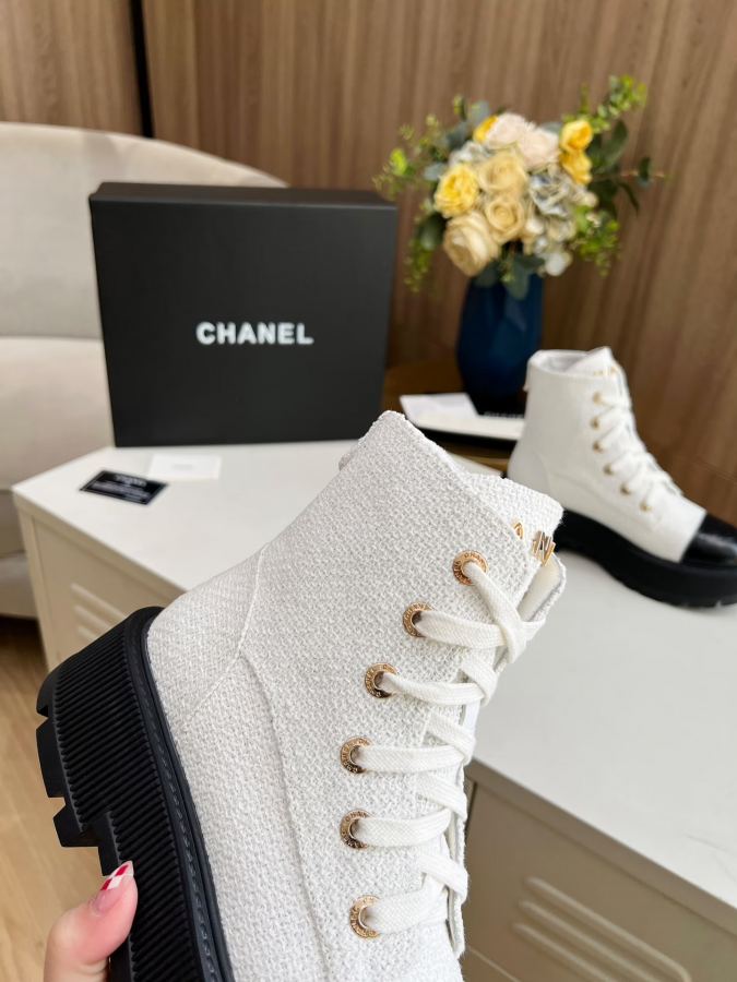 CHANEL women's shoes New Chanel Logo — 1:1 Replica For Sale — photo 9