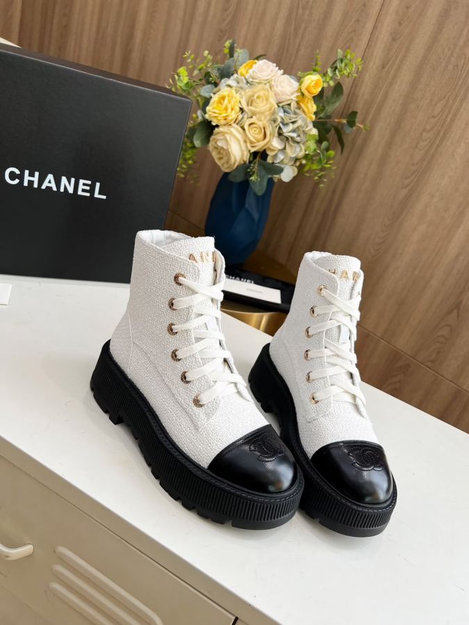 CHANEL women's shoes New Chanel Logo — 1:1 Replica For Sale — photo 4