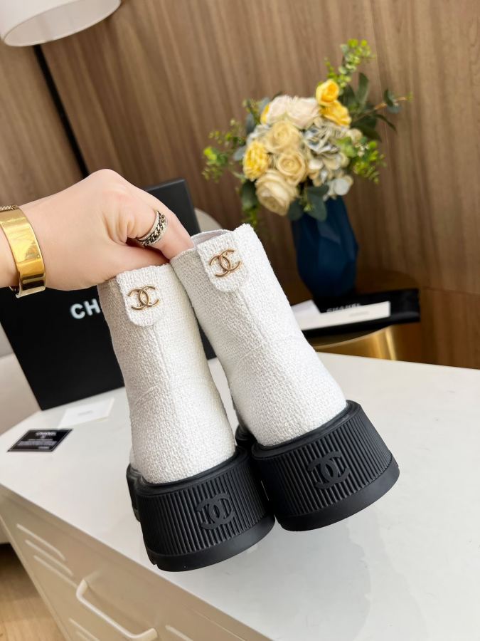 CHANEL women's shoes New Chanel Logo — 1:1 Replica For Sale — photo 5