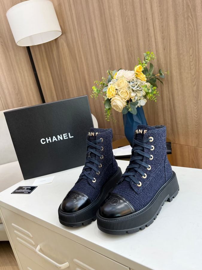 CHANEL women's shoes New Chanel Logo — AAA Quality Replica
