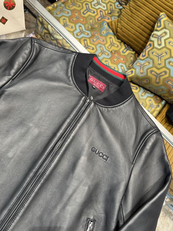 Gucci men GUCCI/Gucci sheepskin jacket — Premium Replica — photo 3