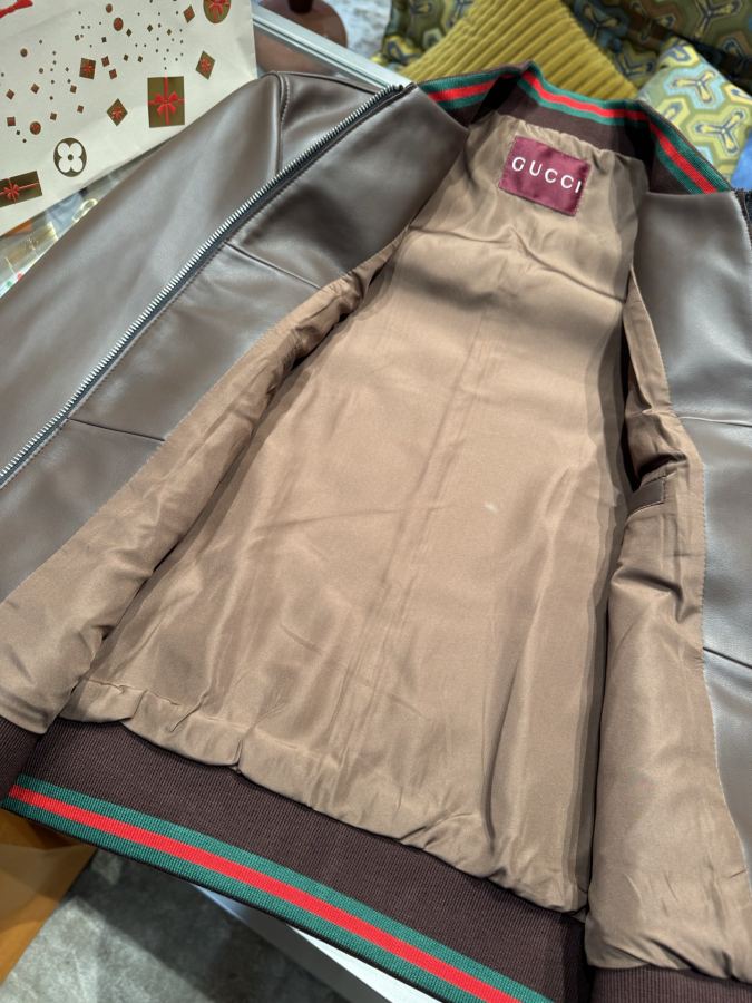 Gucci|Gucci Herren-Bomberjacke mit langen Ärmeln — photo 7
