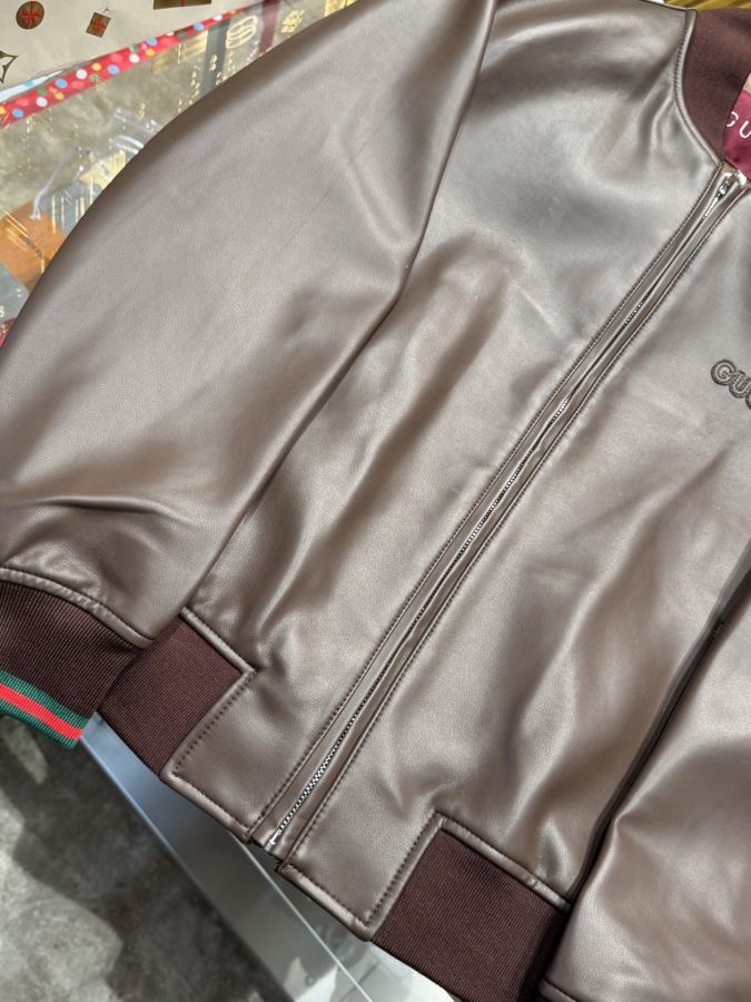 Gucci|Gucci Herren-Bomberjacke mit langen Ärmeln — photo 4