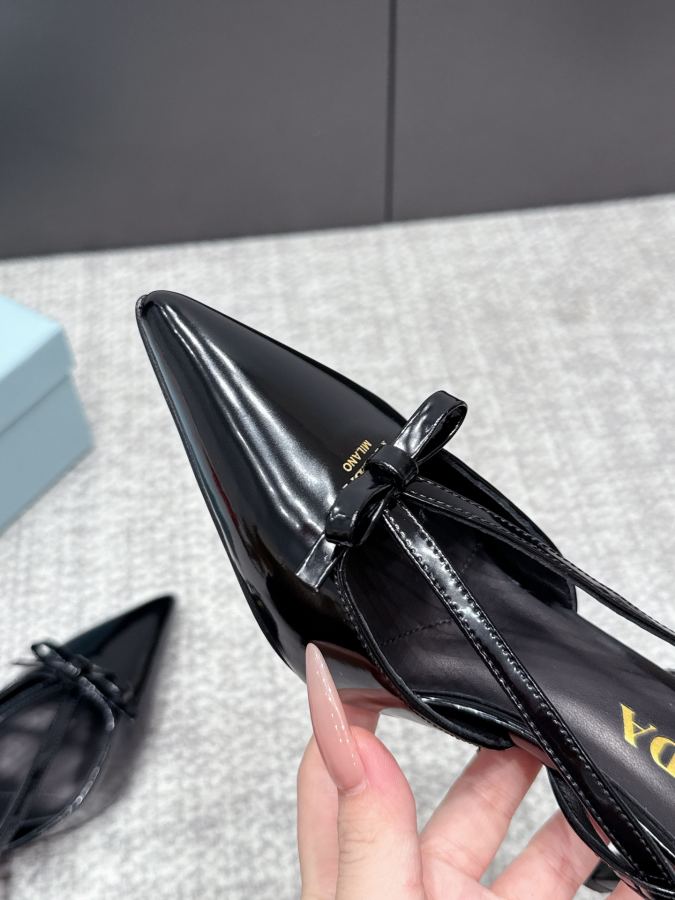 Prada women's shoes SSS launches Prada’s latest long boots, sandals, thin heels, empty backs, — 1:1 Replica For Sale — photo 6