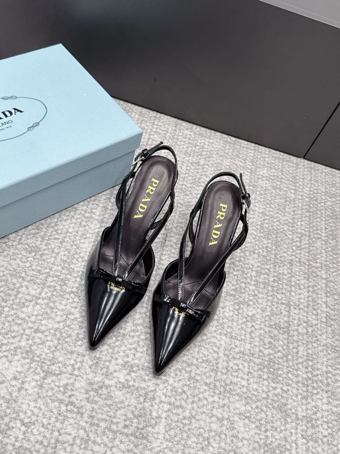 Prada women's shoes SSS launches Prada’s latest long boots, sandals, thin heels, empty backs, — 1:1 Replica For Sale — photo 3