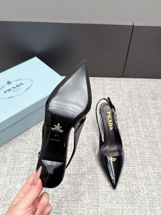 Prada women's shoes SSS launches Prada’s latest long boots, sandals, thin heels, empty backs, — 1:1 Replica For Sale — photo 9