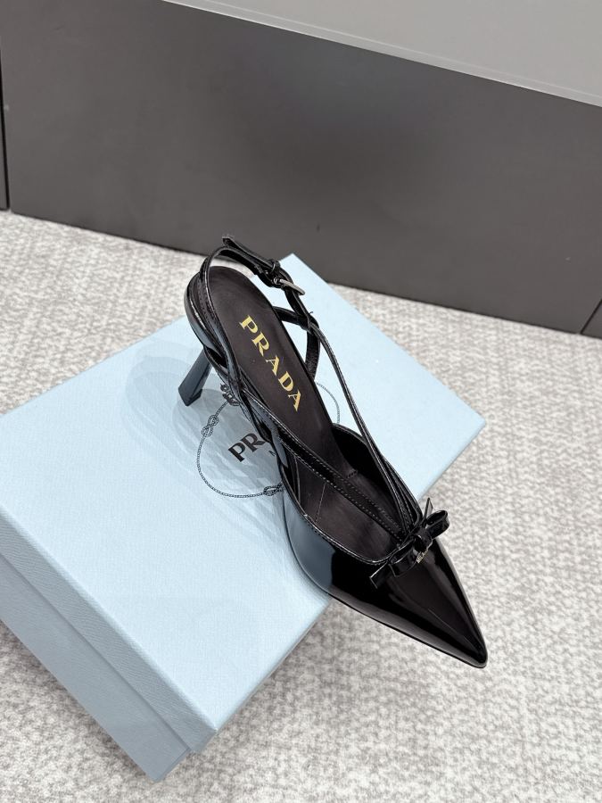 Prada women's shoes SSS launches Prada’s latest long boots, sandals, thin heels, empty backs, — 1:1 Replica For Sale — photo 5