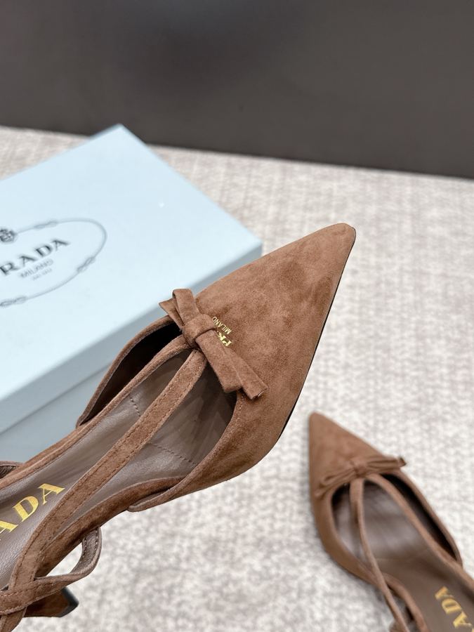 Prada women's shoes SSS launches Prada’s latest long boots, sandals, thin heels, empty backs, — 1:1 Replica For Sale — photo 6