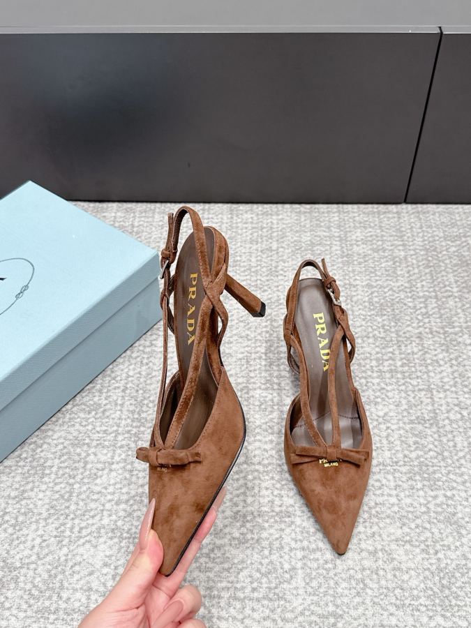 Prada women's shoes SSS launches Prada’s latest long boots, sandals, thin heels, empty backs, — 1:1 Replica For Sale — photo 3