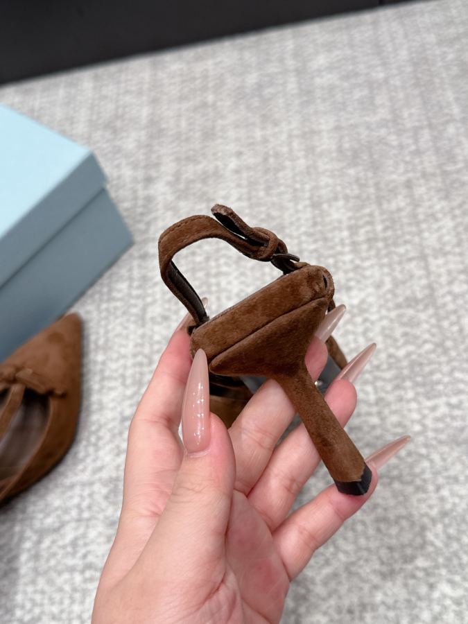 Prada women's shoes SSS launches Prada’s latest long boots, sandals, thin heels, empty backs, — 1:1 Replica For Sale — photo 8