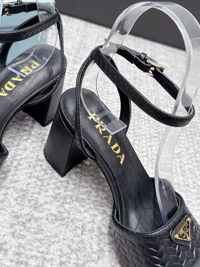 Prada women's shoes SSS launches Prada’s latest long boots, sandals, thin heels, empty backs, — 1:1 Replica — photo 7