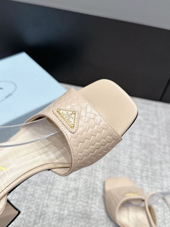 Prada women's shoes SSS launches Prada’s latest long boots, sandals, thin heels, empty backs, — Premium Replica — photo 6